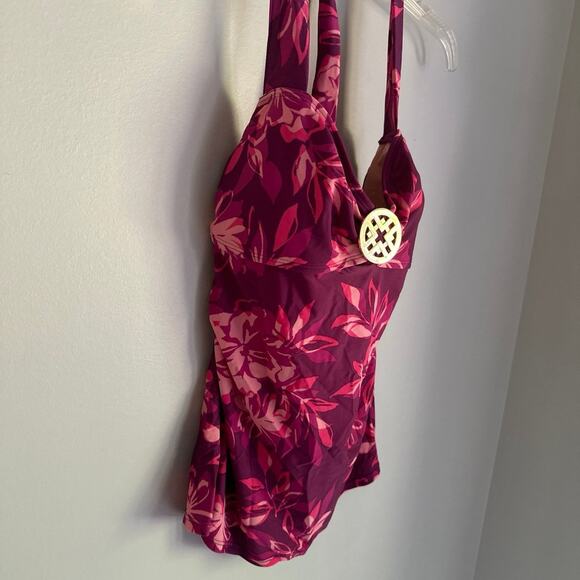 Jacqlyn Smith Tankini Swim Top, Magenta/Pink, size Women’s 8 - Picture 6 of 6